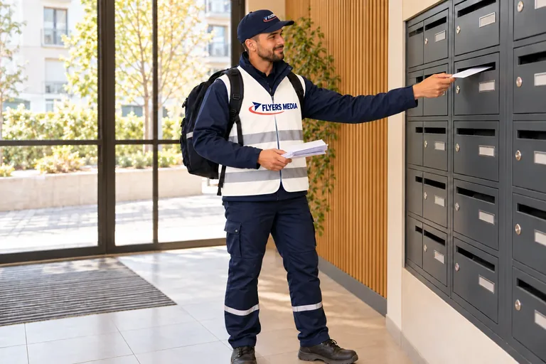 Distribution de proximité auprès d’un commerce de quartier